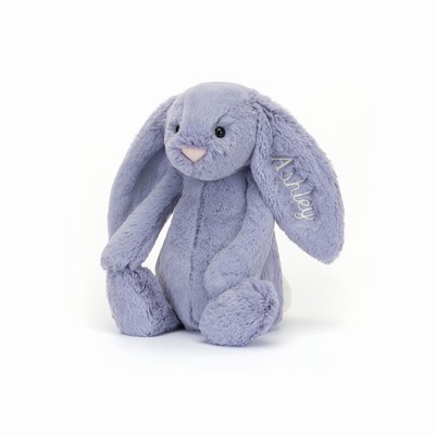 Jellycat Bashful Viola Bunny Medium USA | 57491GZLW